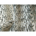 Leopard Shag Fake Fur with Jacquard